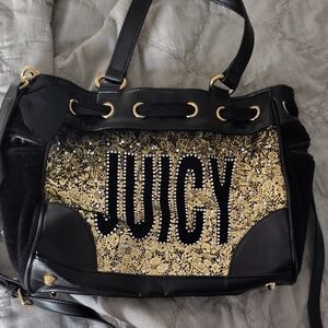 Juicy Couture Black and Gold Women's Bag